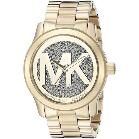 Michael Kors Runway Mk5706 Gold Wrist Women’s Watch 